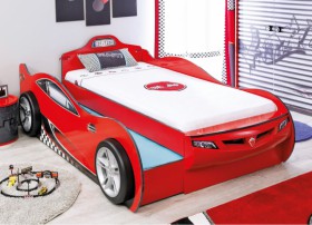 CARBED Кровать-машина Coupe с выдвижной кроватью Red 20.03.1306.00 в Краснодаре - krasnodar.katalogmebeli.com | фото