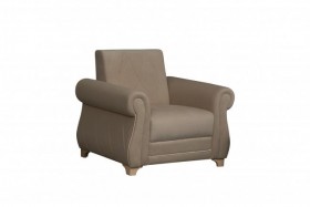 Кресло для отдыха "Порто" (велюр киви латте / микровельвет крем) в Краснодаре - krasnodar.katalogmebeli.com | фото 1