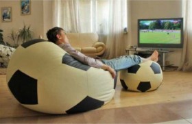 Кресло-Мяч Футбол в Краснодаре - krasnodar.katalogmebeli.com | фото 2