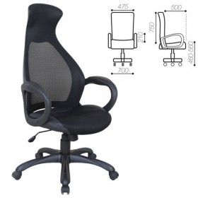 Кресло офисное BRABIX Genesis EX-517 (черное) в Краснодаре - krasnodar.katalogmebeli.com | фото