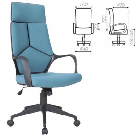 Кресло офисное BRABIX Prime EX-515 (голубая ткань) в Краснодаре - krasnodar.katalogmebeli.com | фото