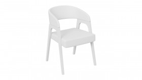 Кресло «Техас 1» (Белый матовый/Экокожа Белый №66) в Краснодаре - krasnodar.katalogmebeli.com | фото