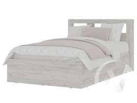 Кровать 1,2 МС Гранд (дуб крафт белый) в Краснодаре - krasnodar.katalogmebeli.com | фото