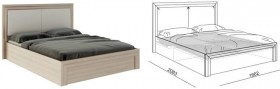Кровать 1,6 Глэдис (М32) с подъемным механизмом Распродажа в Краснодаре - krasnodar.katalogmebeli.com | фото 2