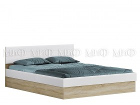 Кровать с подъемным механизмом 1,4 спальня Фортуна (Дуб сонома/белый глянец) в Краснодаре - krasnodar.katalogmebeli.com | фото