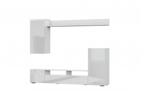 Мебель для гостиной МГС 4 (Белый/Белый глянец) в Краснодаре - krasnodar.katalogmebeli.com | фото 7