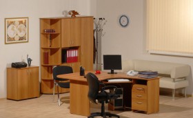 Мебель для персонала Рубин 42 Светлый миланский орех в Краснодаре - krasnodar.katalogmebeli.com | фото 2