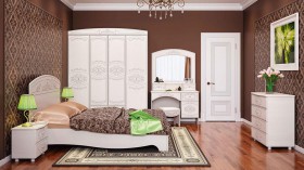 Модульная спальня Каролина в Краснодаре - krasnodar.katalogmebeli.com | фото