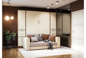 Шкаф-кровать с диваном Злата в Краснодаре - krasnodar.katalogmebeli.com | фото